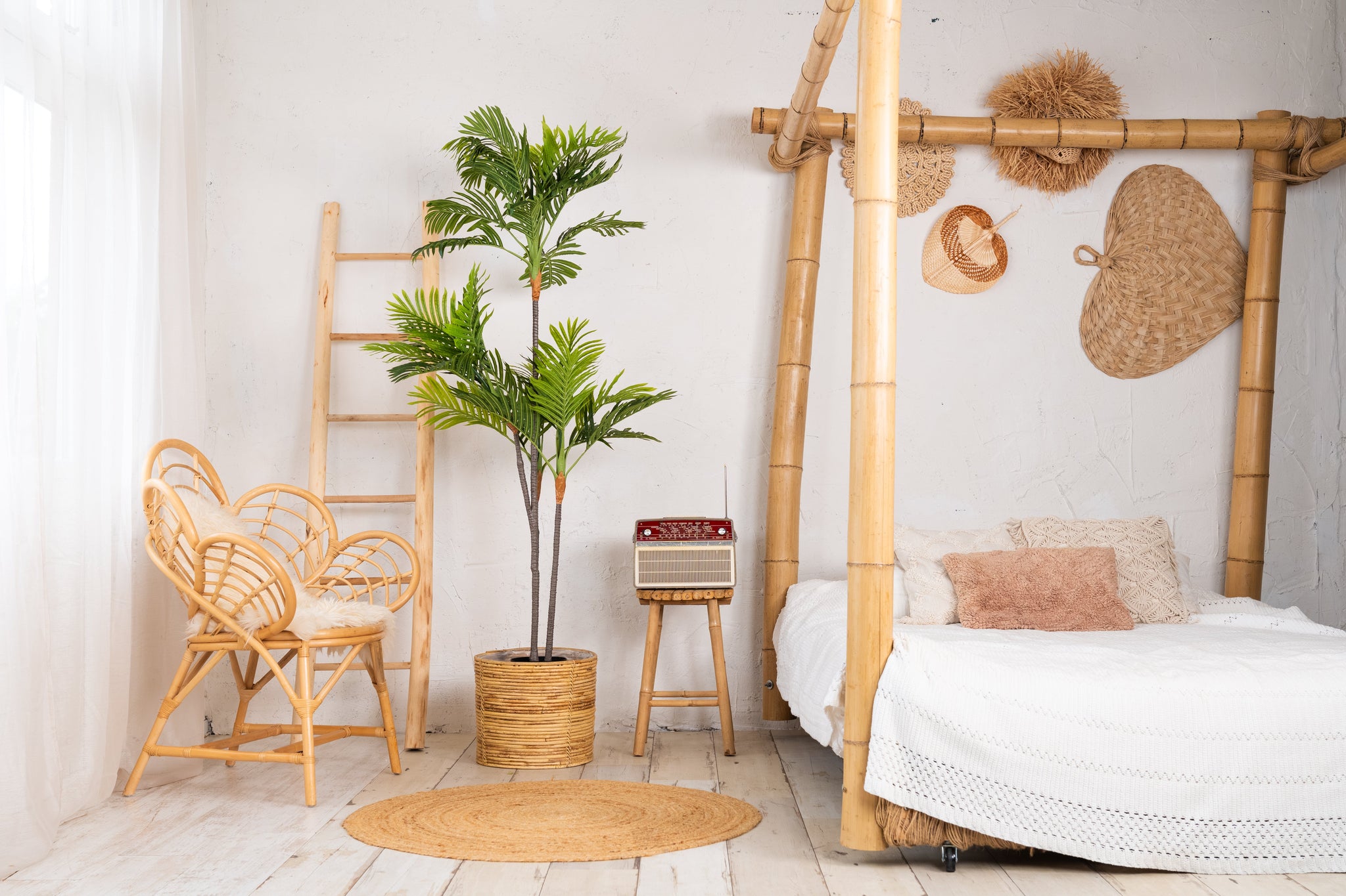 Kunstplant Tropische mini palm 170cm