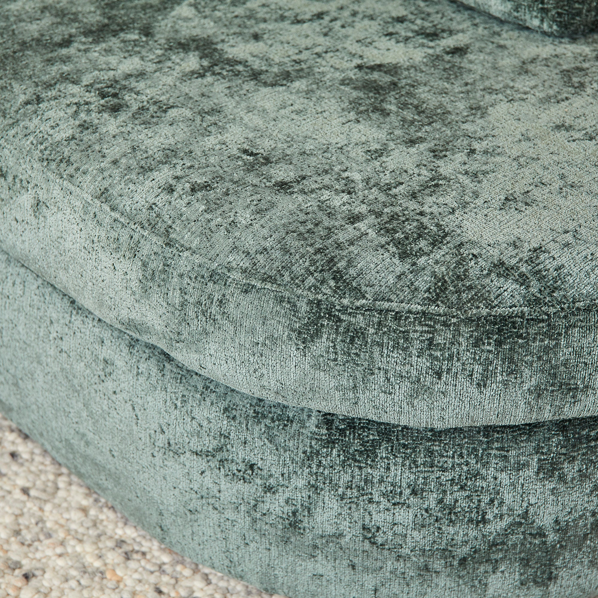 MySofa Alma | 2,5 zits + divan rechts | Groen