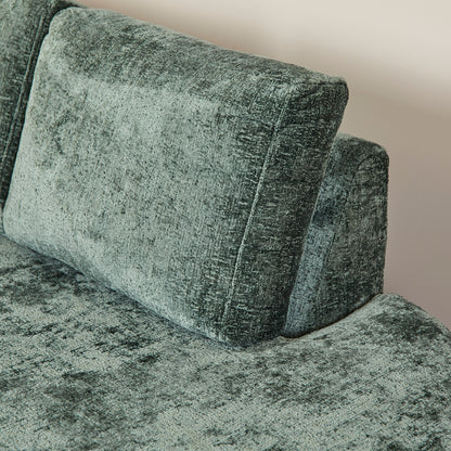 MySofa Alma | 2,5 zits + divan rechts | Groen