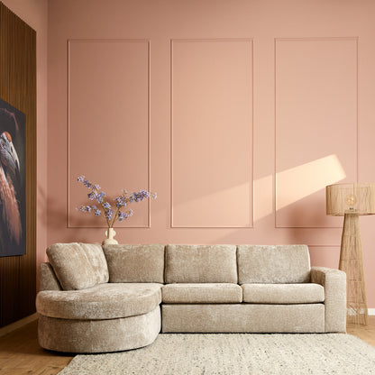 MySofa Alma | Divan links + 2,5-zits | beige