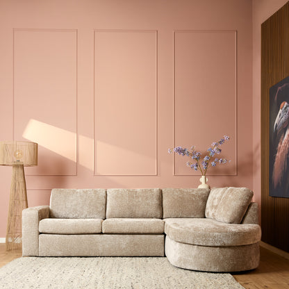 MySofa Alma | 2,5-zits + divan rechts | beige