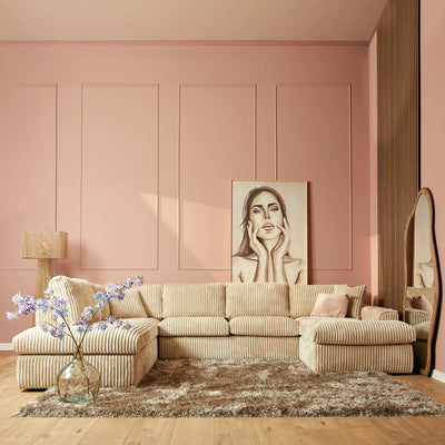 MySofa Teddy U-bank | Beige by Starfurn