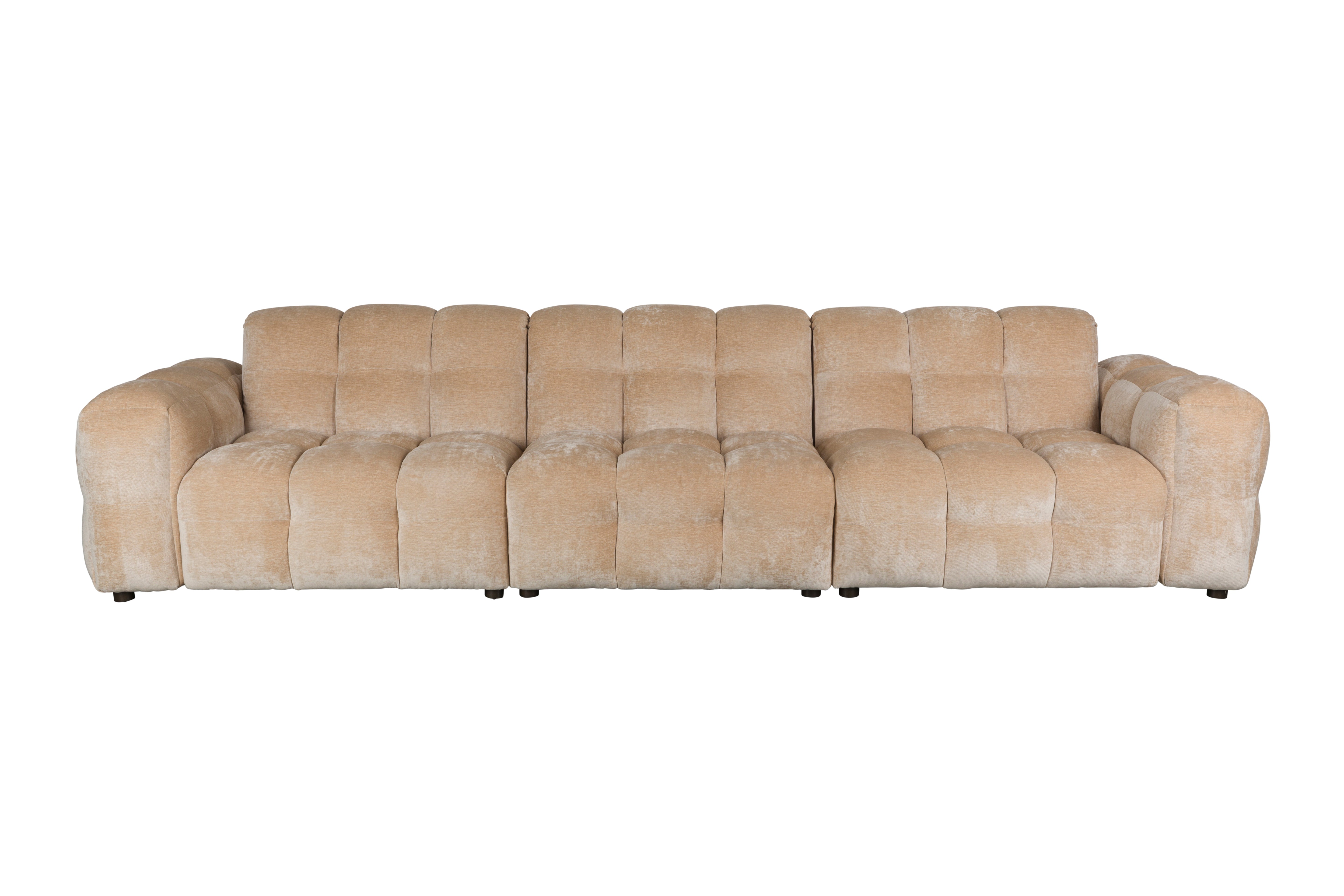Sofa Hackman 4,5-Seater Velours Beige