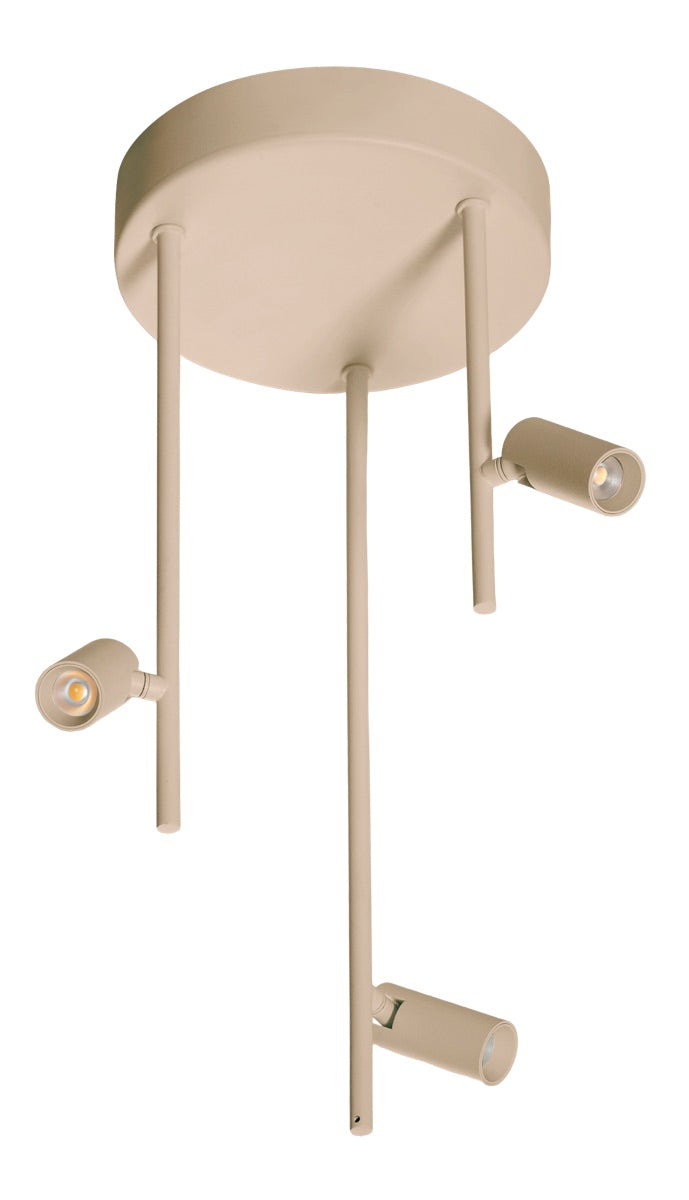 Plafondlamp Minora 3x led sand