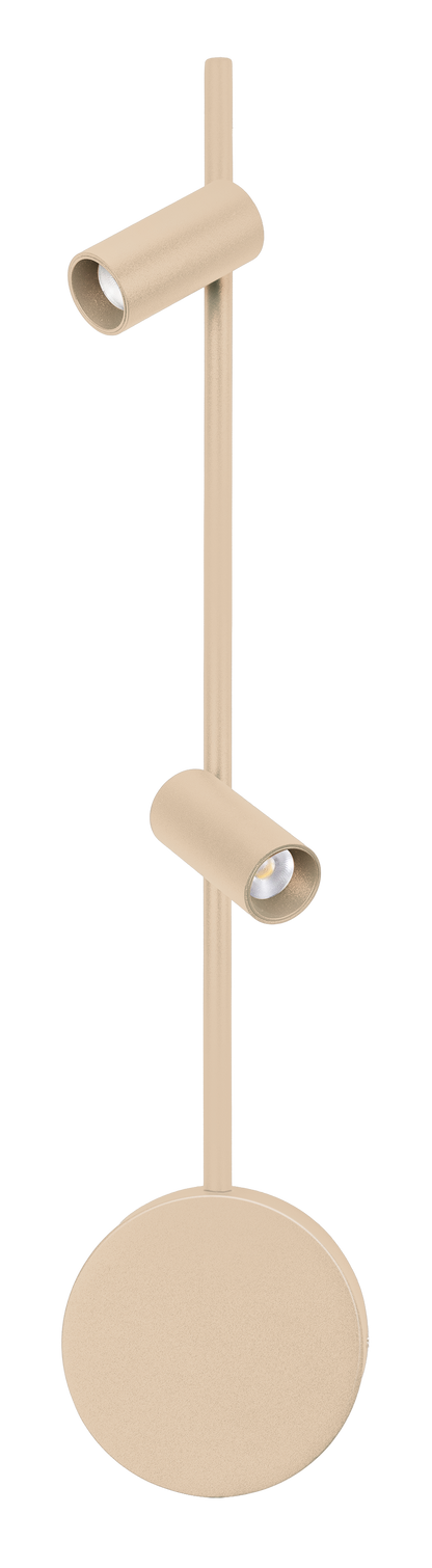 Wandlamp Minora 2x led sand
