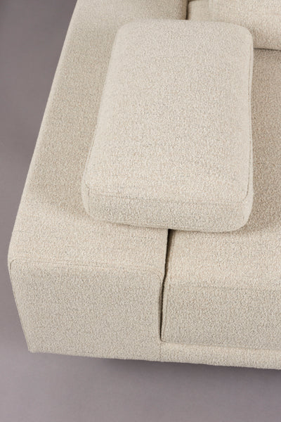 Bankstel Shelly Off-White Right Chaise Longue by Dutchbone