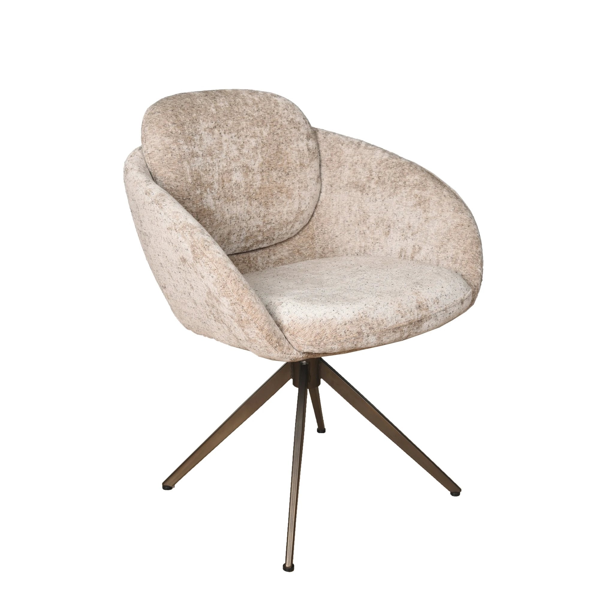 Eetkamerstoel Nice Draai | be glory sand by Moods Collection