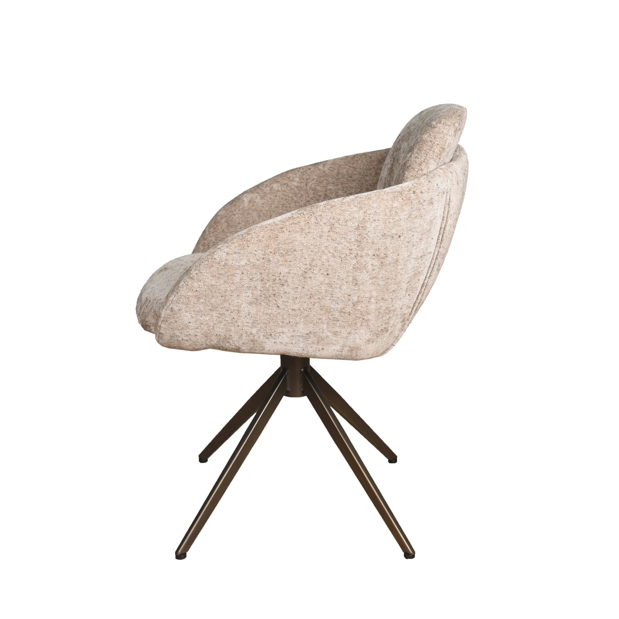 Eetkamerstoel Nice Draai | be glory sand by Moods Collection