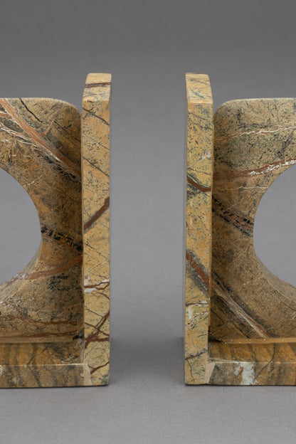 Book End Satpura Brown Marble (Set of 2)