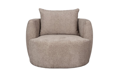 Fauteuil Rocca Cappuccino by Dutchbone