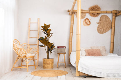 Kunstplant Rubberboom Ficus 140 cm