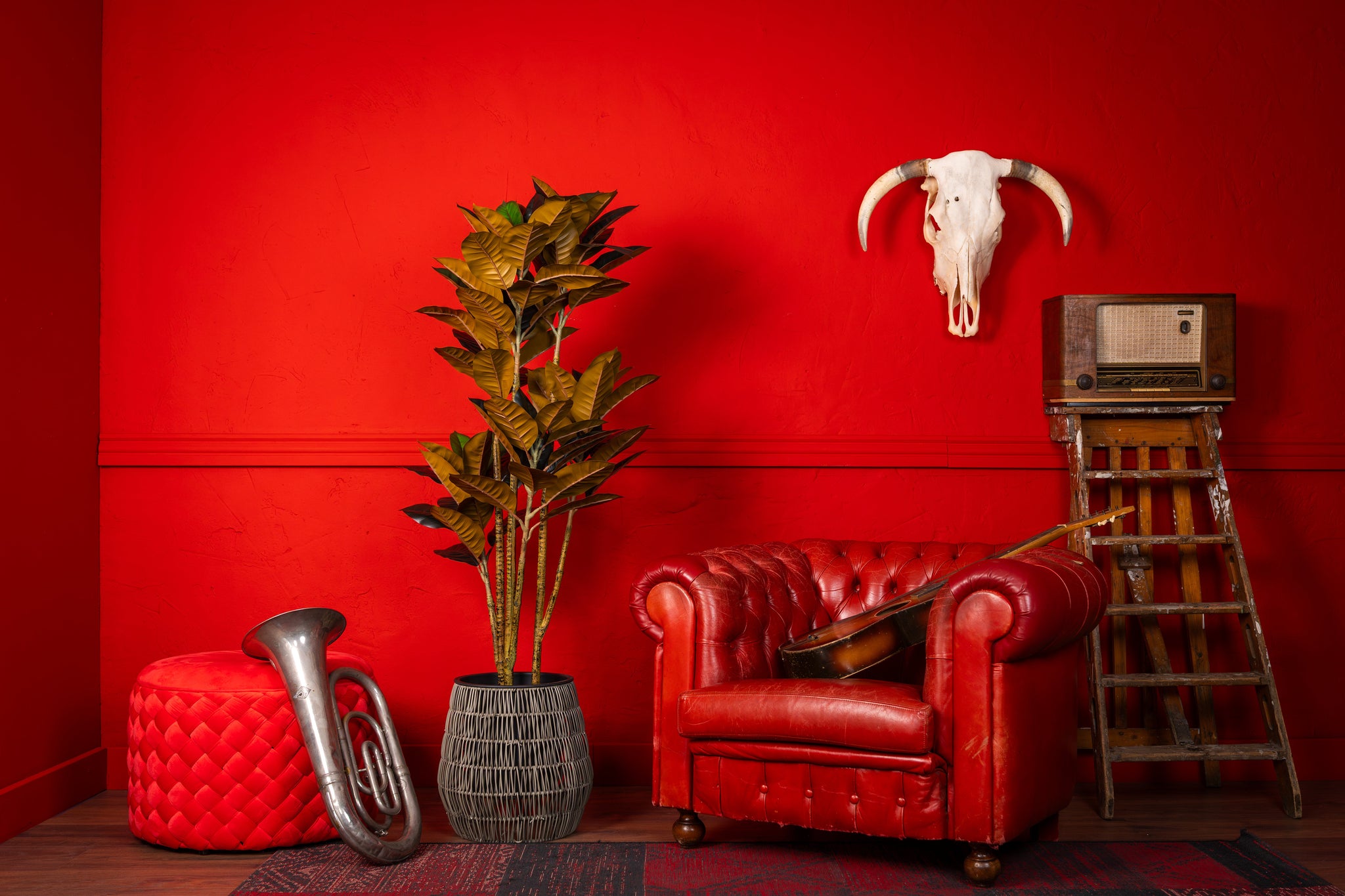 Kunstplant Rubberboom 160cm