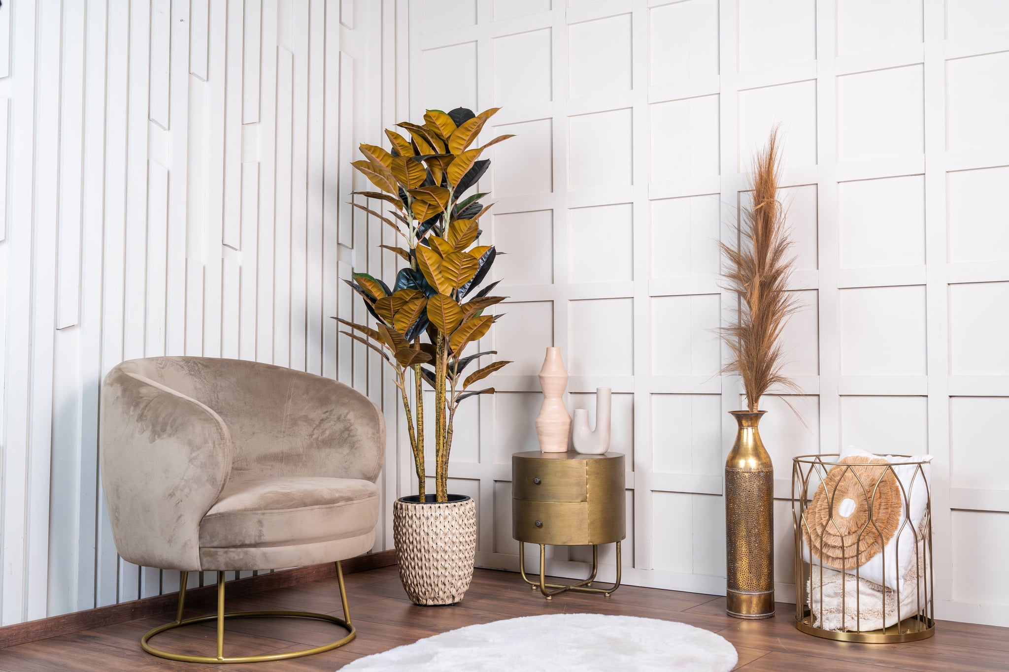 Kunstplant Rubberboom 160cm