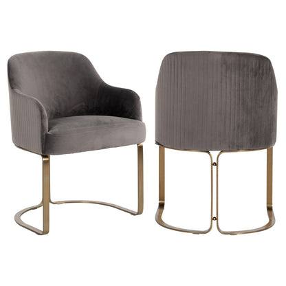 Eetkamerstoel Hadley Stone Velvet (brandvertragend)