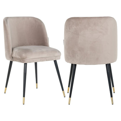 Stoel Alicia khaki velvet brandvertragend by Richmond Interiors