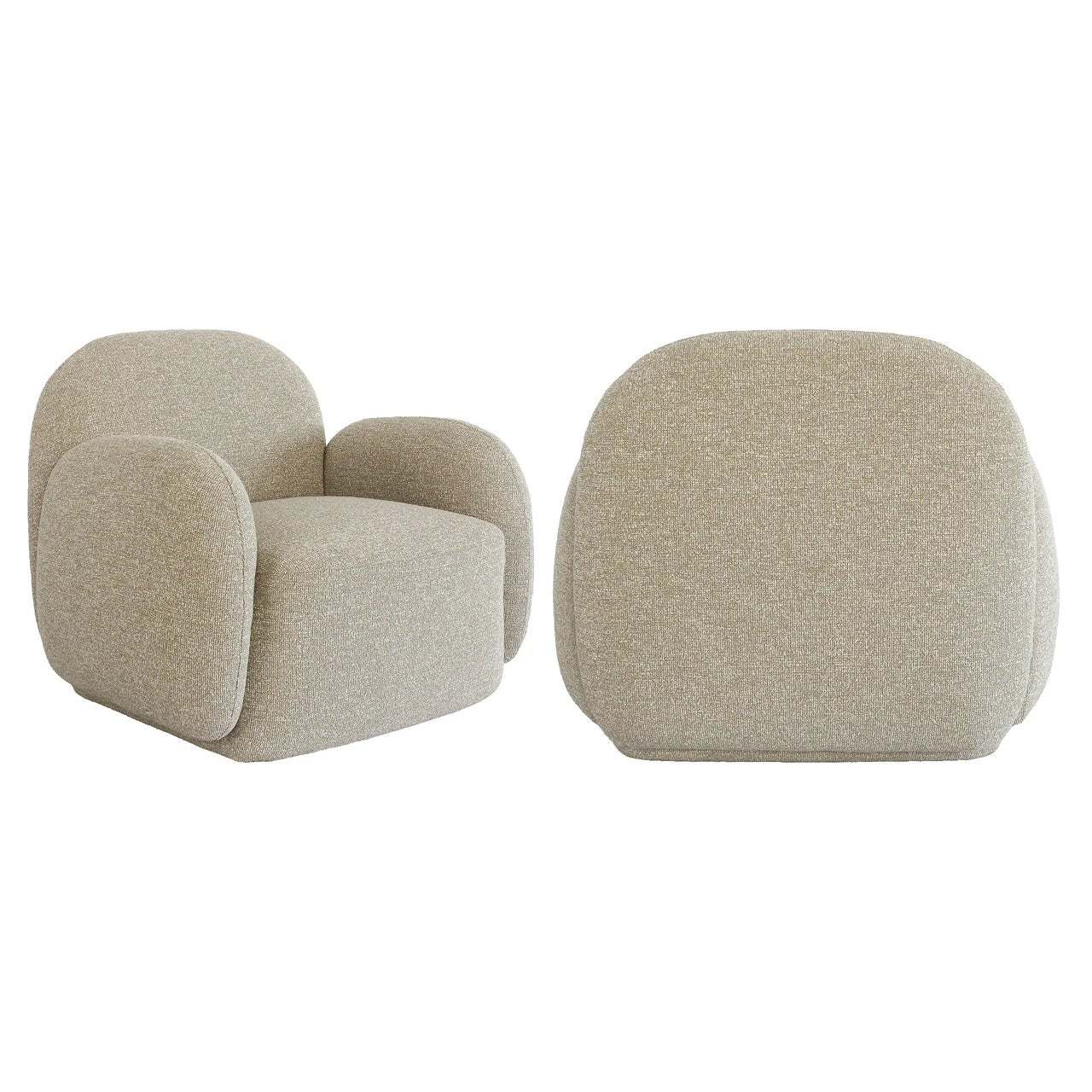 Loungestoel Roxy lodge beige vlamvertragend by Richmond Interiors