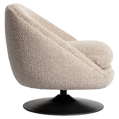 Loungestoel Nodo naturel robuust draaibaar by Richmond Interiors