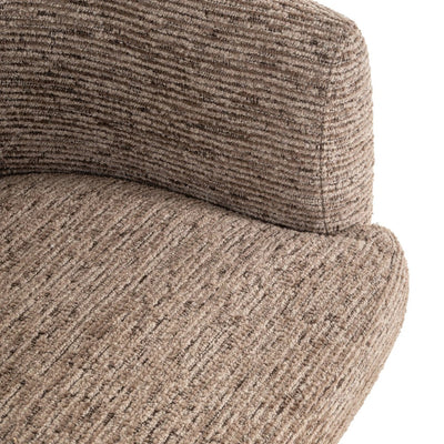 Eetkamerstoel Quiriro mocca lineaire swivel by Richmond Interiors