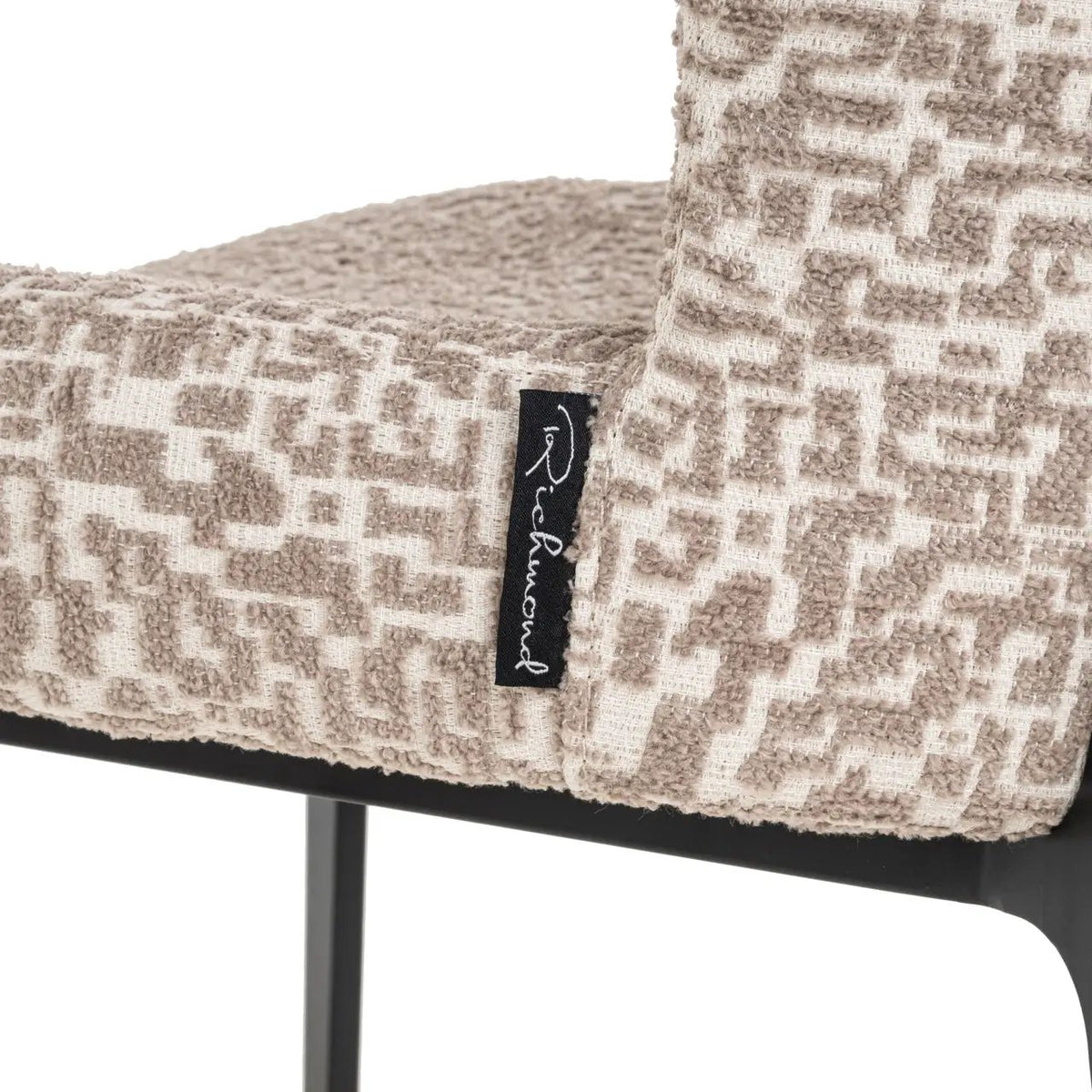Eetkamerstoel Sergio naturel geometrisch by Richmond Interiors