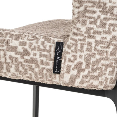 Eetkamerstoel Sergio naturel geometrisch by Richmond Interiors
