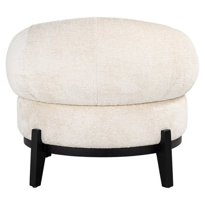 Fauteuil Montana White Chenille