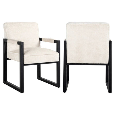 Stoel Beck white chenille by Richmond Interiors