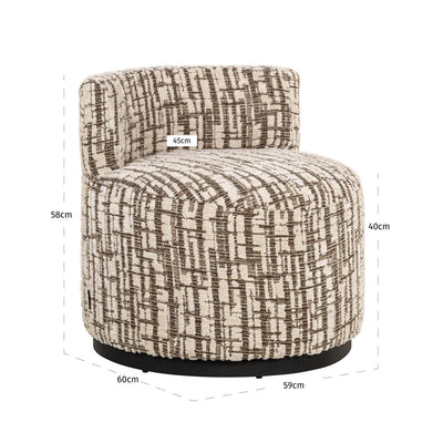 Stoel Franny cream dalia by Richmond Interiors