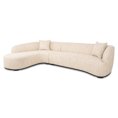 Bank Pandora beige angora lounge links by Richmond Interiors