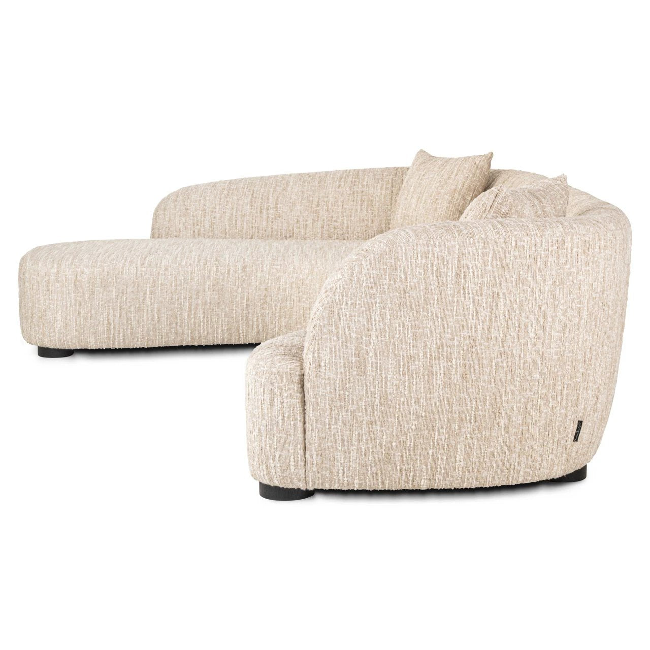 Bank Pandora beige angora lounge links by Richmond Interiors