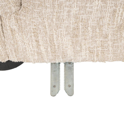 Bank Pandora beige angora lounge rechts by Richmond Interiors