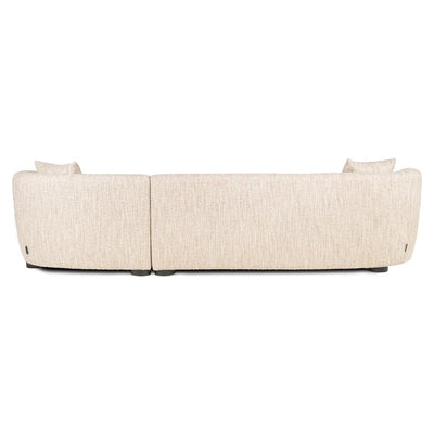 Bank Pandora beige angora lounge rechts by Richmond Interiors