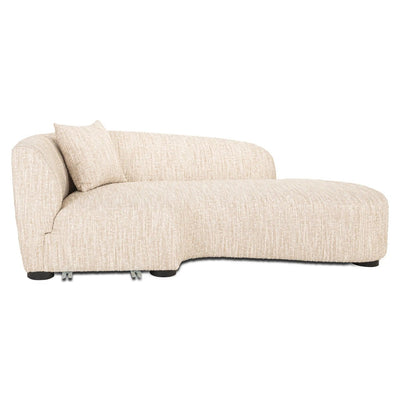 Bank Pandora beige angora lounge rechts by Richmond Interiors