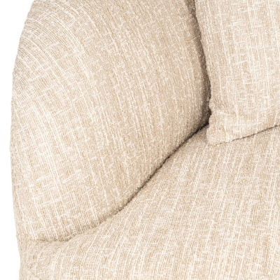 Bank Pandora beige angora lounge rechts by Richmond Interiors
