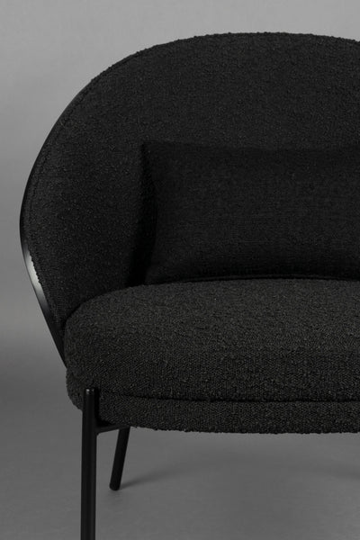 Fauteuil Rodin Boucle Black by Dutchbone