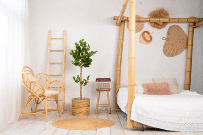 Kunstplant Sinaasappelboom 130cm by NeverLeafs