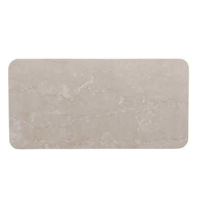 Bovenblad voor vakkenkast Dallas, beige marmer by depauwwonen