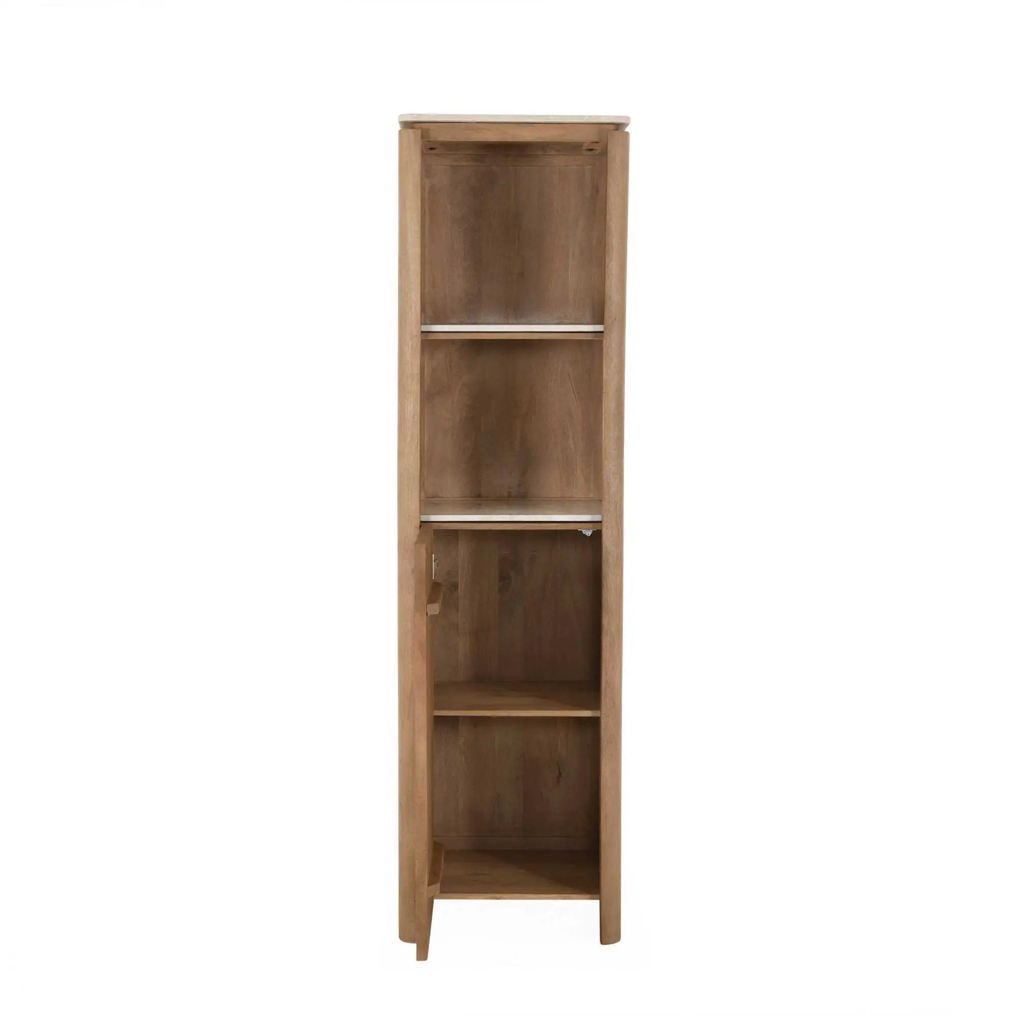 Inlegplank Boekenkast Dallas Beige Marmer Set van 2 by depauwwonen
