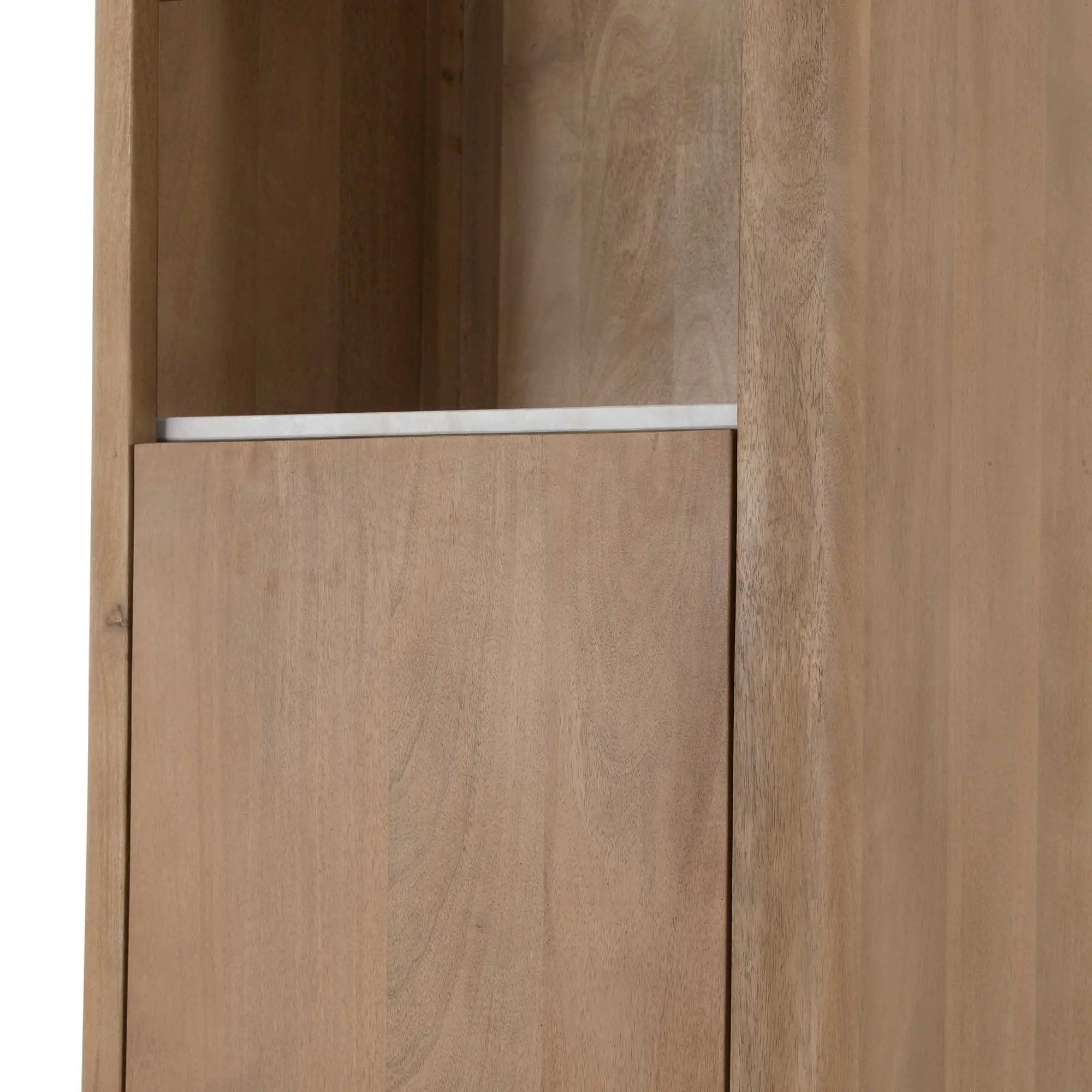 Inlegplank Boekenkast Dallas Beige Marmer Set van 2 by depauwwonen