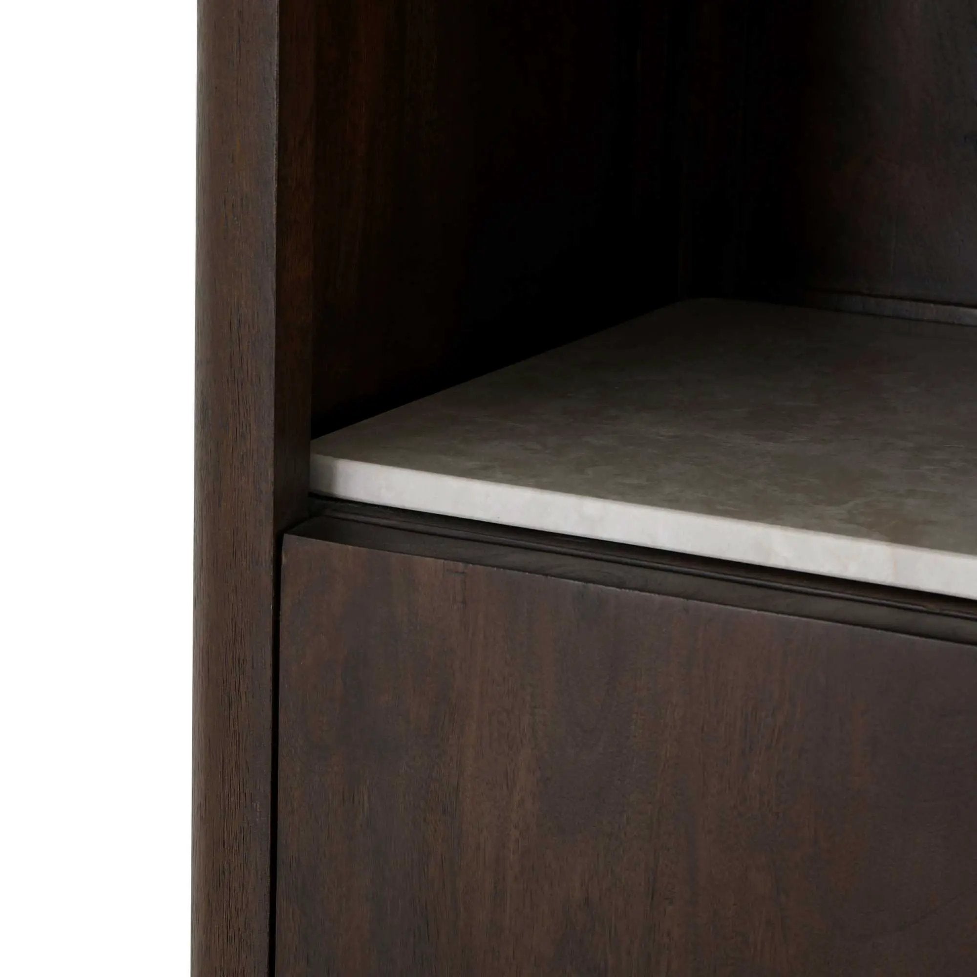 Inlegplank Boekenkast Dallas Beige Marmer Set van 2 by depauwwonen