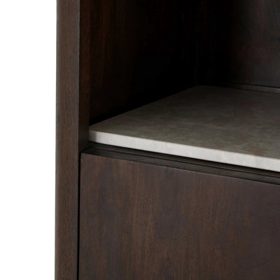 Inlegplank Boekenkast Dallas Beige Marmer Set van 2 by depauwwonen