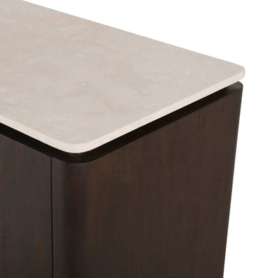 Bovenblad voor dressoir Dallas, beige marmer, 100 cm by depauwwonen