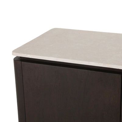 Bovenblad voor dressoir Dallas, beige marmer, 100 cm by depauwwonen