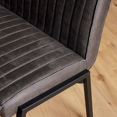 Eetkamerbank Tivoli Bull | 155 cm | Antraciet by Starfurn