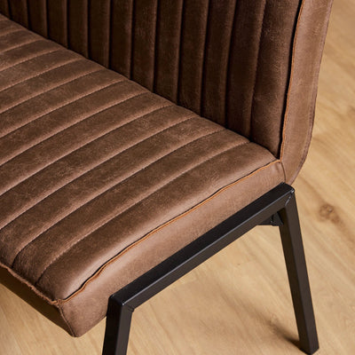 Eetkamerbank Tivoli Bull | 155 cm | Bruin by Starfurn
