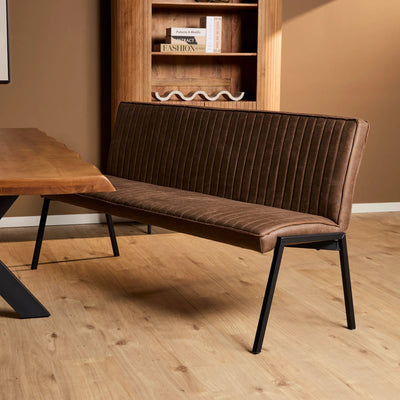 Eetkamerbank Tivoli Bull | 185 cm | Bruin by Starfurn