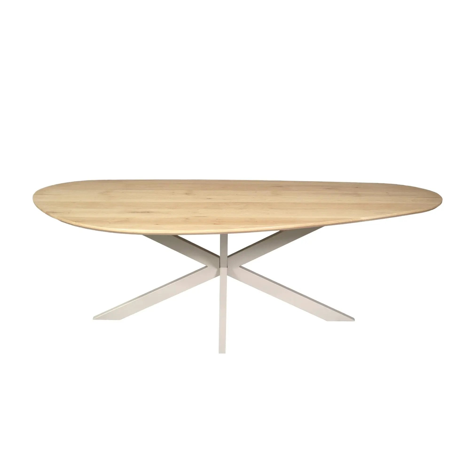 Eiken eettafel Cloud | 180 cm | Naturel | Poot Zand by depauwwonen