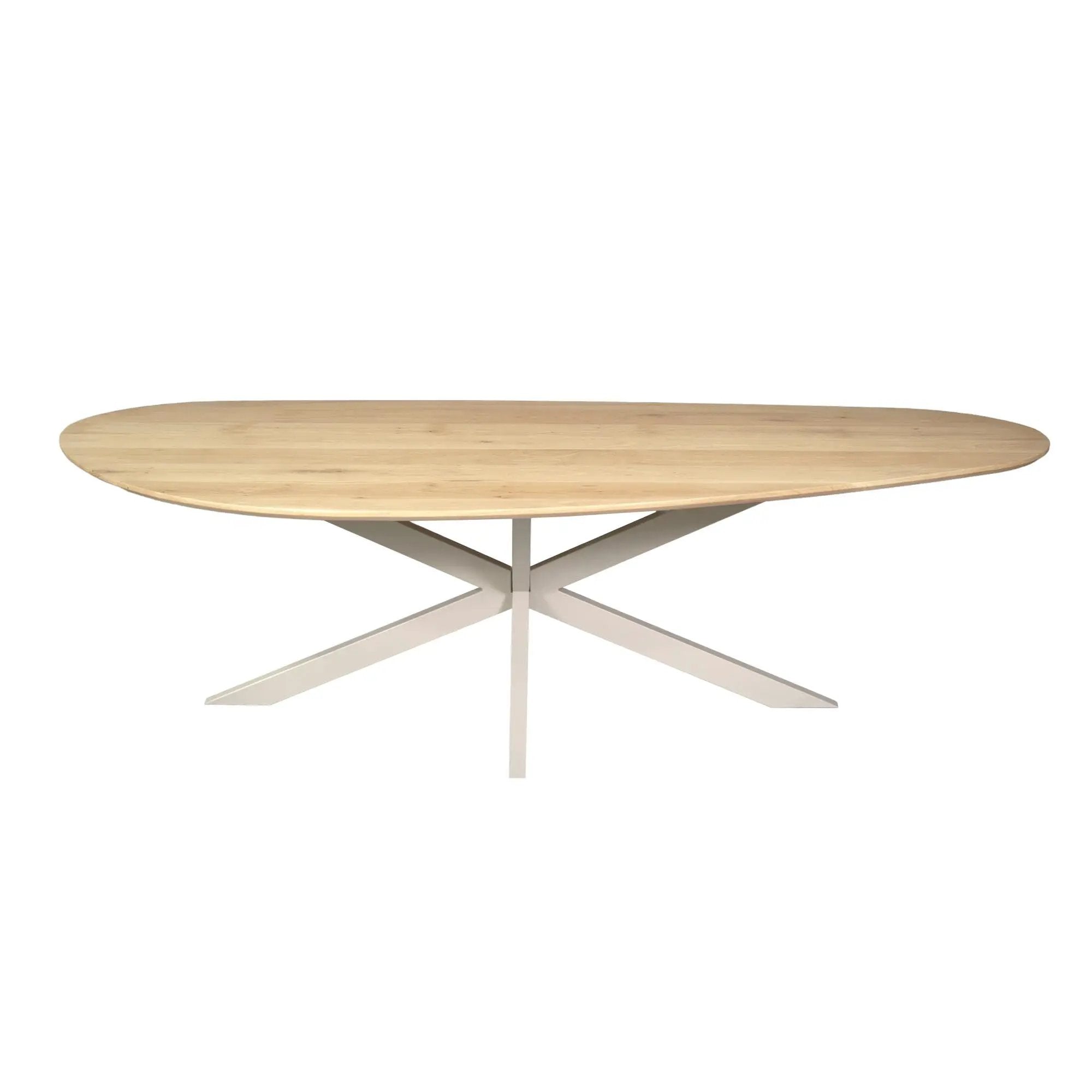 Eiken eettafel Cloud | 240 cm | Naturel | Poot Zand by depauwwonen