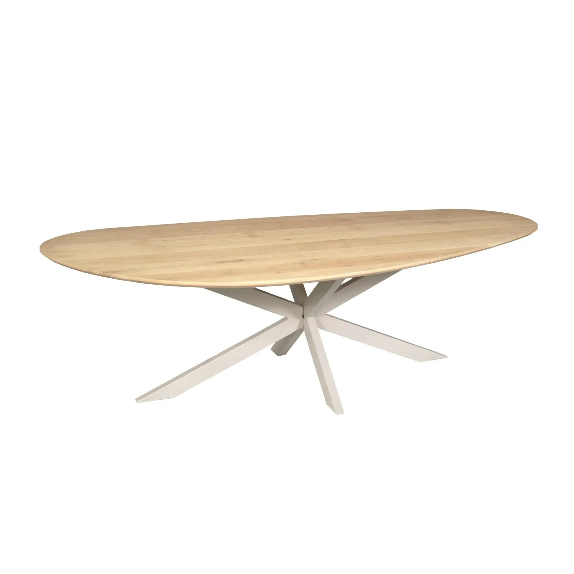 Eiken eettafel Cloud | 240 cm | Naturel | Poot Zand by depauwwonen