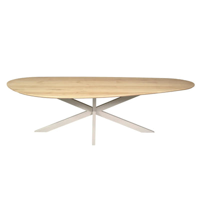 Eiken eettafel Cloud | 280 cm | naturel | poot zand by depauwwonen