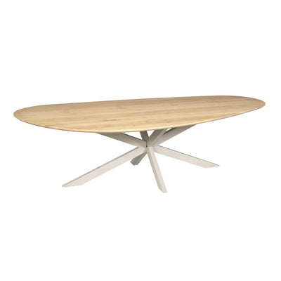 Eiken eettafel Cloud | 280 cm | naturel | poot zand by depauwwonen